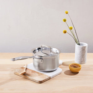 Le Creuset Classic 3-ply Stainless Steel Saucepan 18cm